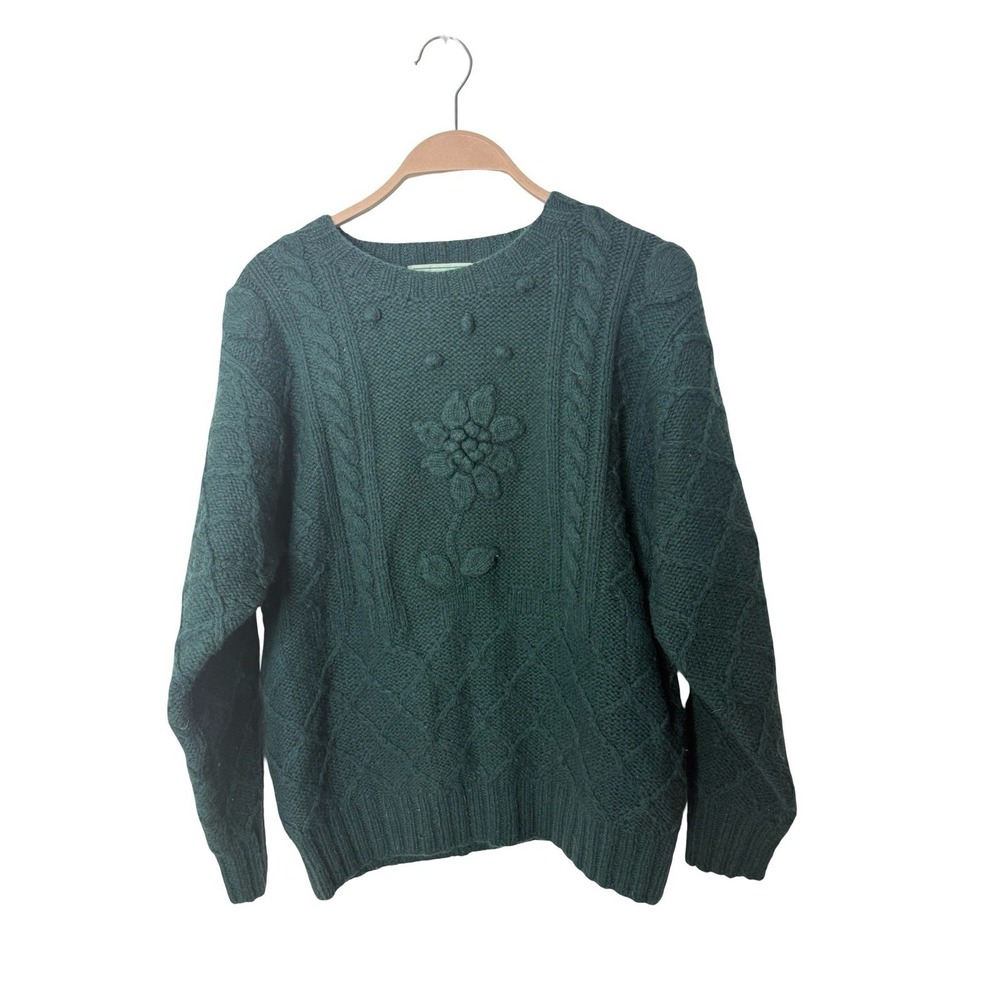 Vintage Quissett Cove Womens Sweater pull over Wool crew neck medium